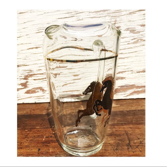 Vintage Glass Cocktail Pitcher - Picture 4 of 8